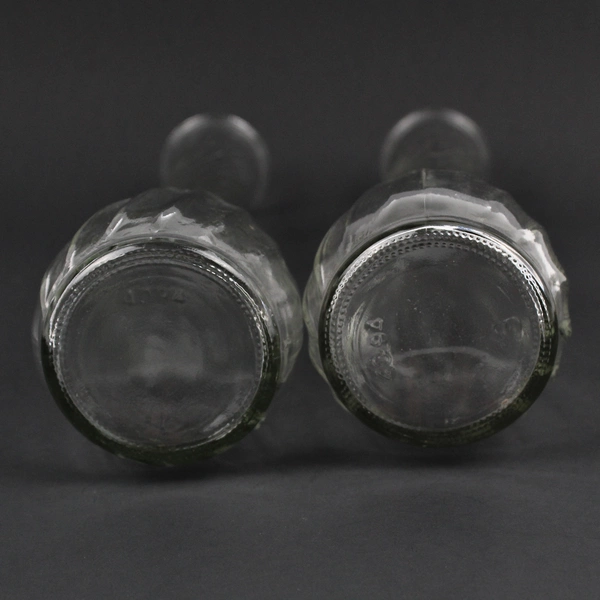 Lot Of 4 Assorted Unbranded Clear Glass Vases Bud Vase 9" Tall