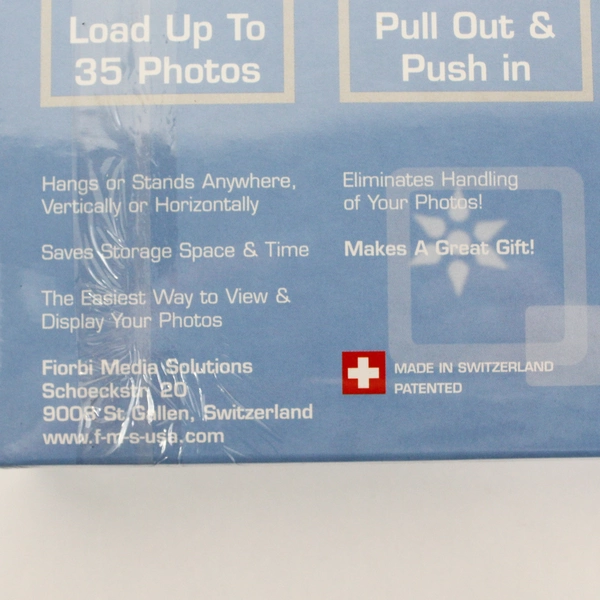 Pictures in Motion Swiss Photo Frame 4x6 Holds 35 Photos New Sealed