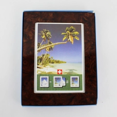 Pictures in Motion Swiss Photo Frame 4x6 Holds 35 Photos Open Box