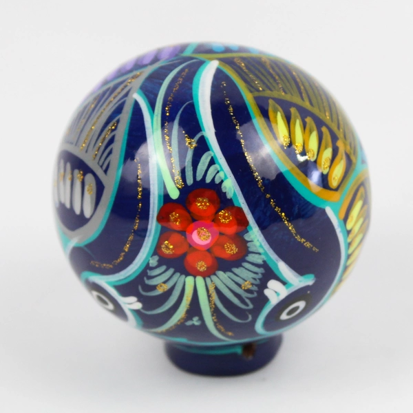 Hand Painted 3.25" Tall Mexican Folk Art Style Pottery Vase