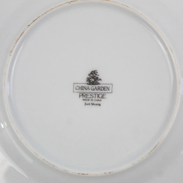 Lot of 3 Prestige (China) China Garden 2 Saucers 1 Plate