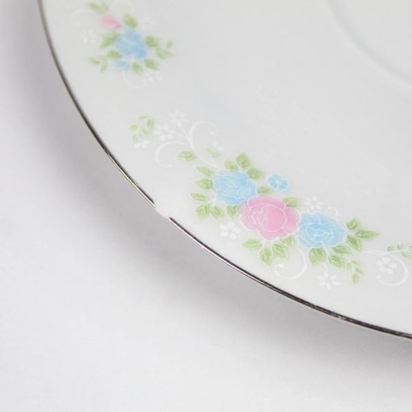 Lot of 3 Prestige (China) China Garden 2 Saucers 1 Plate