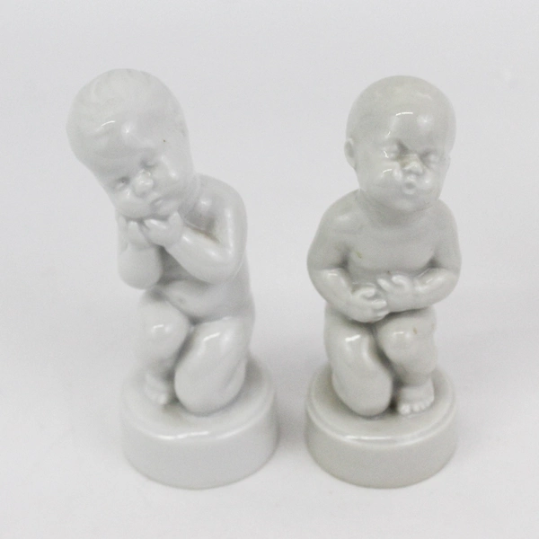 Vtg Bing & Grondahl 4 Aches Porcelain Baby Boy Figurines By Sven Linhart