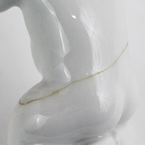 Vtg Bing & Grondahl 4 Aches Porcelain Baby Boy Figurines By Sven Linhart