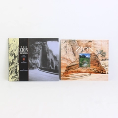 Lot of 2 Zion National Park Visual Picture Book and History of Zion Tunnel Books