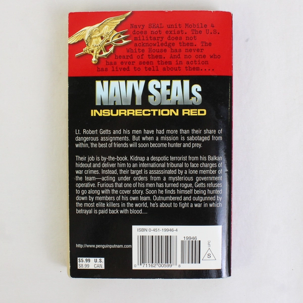 Navy Seals Insurrection Red by Mike Murray 2000 Paperback Book #1 In Series