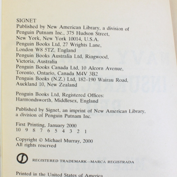 Navy Seals Insurrection Red by Mike Murray 2000 Paperback Book #1 In Series
