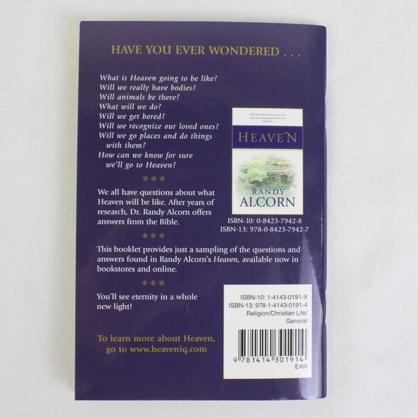 Heaven Biblical Answers to Common Questions by Randy Alcorn 2004 PB Booklet