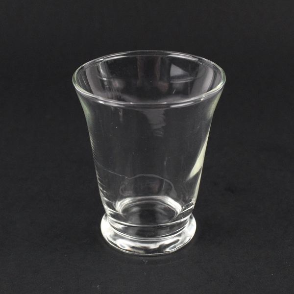 Lot Of 4 Matching Unbranded Small Clear Glass Votive Candle Holder 3.25" Tall