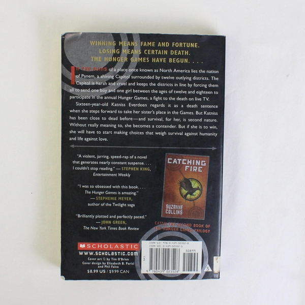 The Hunger Games by Suzanne Collins 2009 Paperback Book 1 in Hunger Games Series
