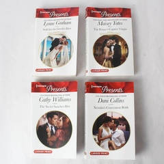 Lot Of 4 Harlequin Presents Bestselling Authors Larger Print 2017 Paperback