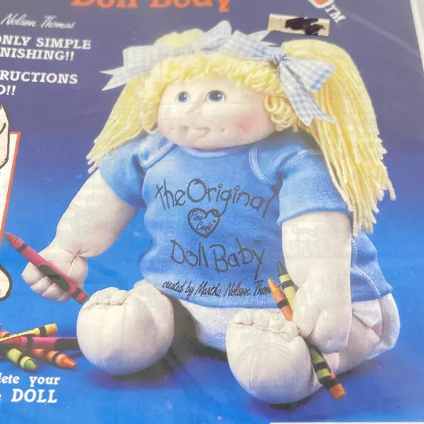 Martha Nelson Thomas The Original Doll Baby Pre-Sewn Doll Body Kit 3092B New