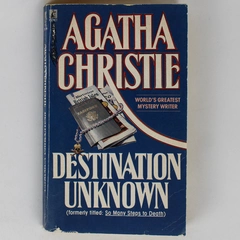 Destination Unknow by Agatha Christie 1955 Vintage Paperback