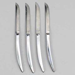Vintage Set of 4 Carvel Hall 440 Stainless Steak Knives 9 Inches