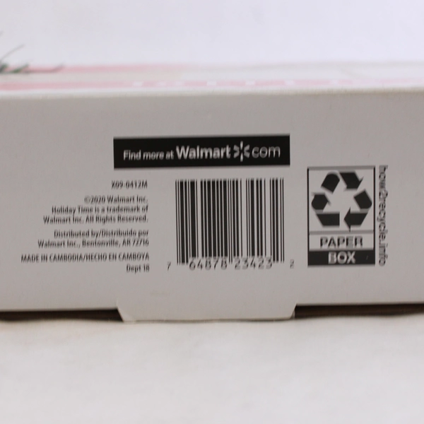 Walmart Holiday Time Pre-Lit Pine Garland Multicolor Lights 18 Ft 2020