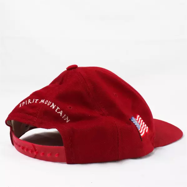 One Spirit Mountain Red Hat Vintage Style Adjustable Cap