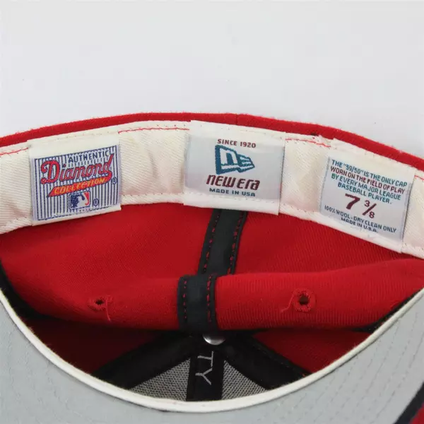 Boston Red Sox Fitted Cap Baseball Hat Adjustable Snapback MLB Team Gear 7 3/8