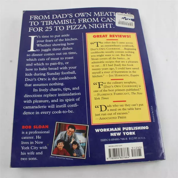 Dad's Own Cookbook Paperback - Essential Cooking Skills Guide for Beginners