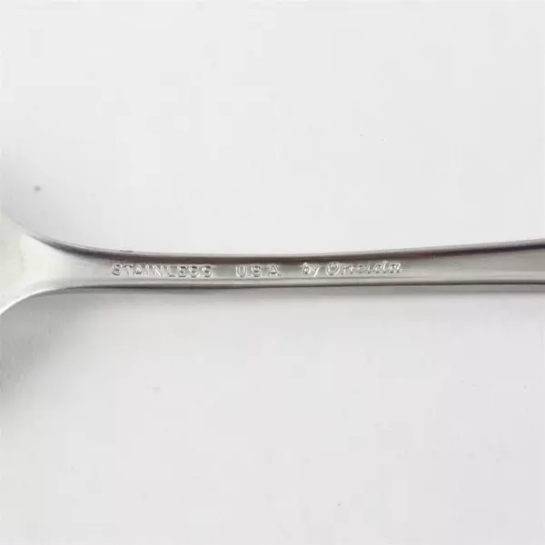 Lot Of 5 Oneida Silver Yankee Clipper Stainless Flatware Oval Soup Spoons 6.75"