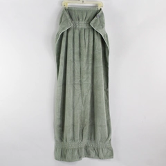 Wamsutta Hotel Solid Green Color Bath Towel 100% Cotton 27.5" x 53.5"