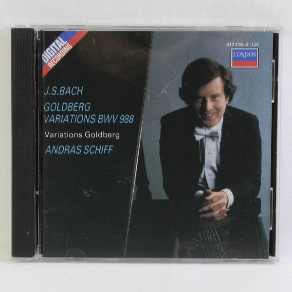 Bach Goldberg Variations BWV 988 CD Andras Schiff 417-116-2 London 1983