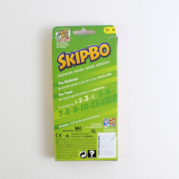 Mattel Games Skip-Bo Card Game, 2020