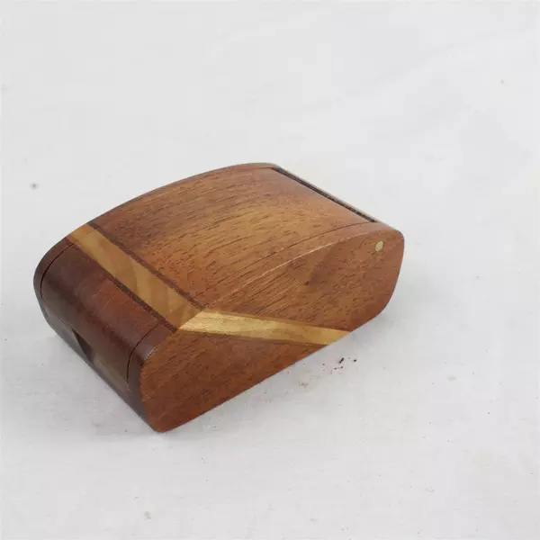 Handcrafted Wooden Jewelry Holder Ring Earring Organizer 4x2x1.5in Doyle Howitt