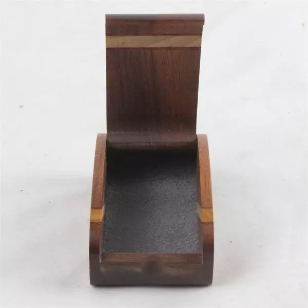 Handcrafted Wooden Jewelry Holder Ring Earring Organizer 4x2x1.5in Doyle Howitt