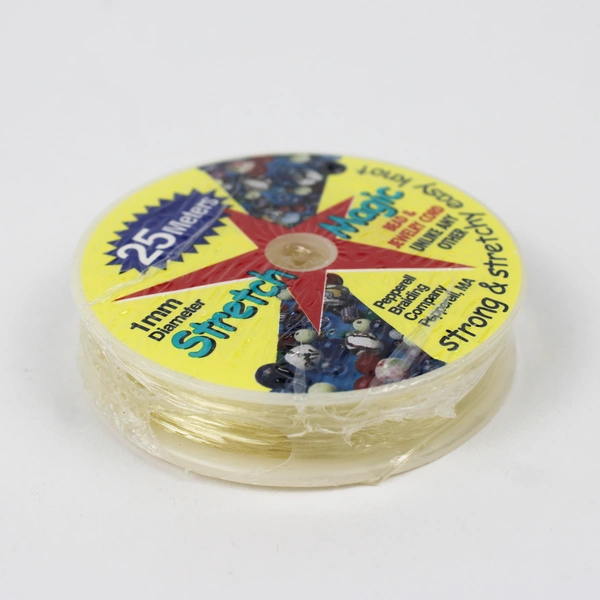 Stretch Magic Bead & Jewelry Cord 25 Meters 1 mm Diameter Clear New