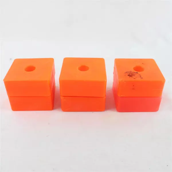 Vintage Fisher-Price 21pc Square Stacking Blocks Set with 15 Pegs