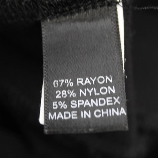 Beatabrand Solid Black Stretchy Slim Fit Dress Pants Women's Size S