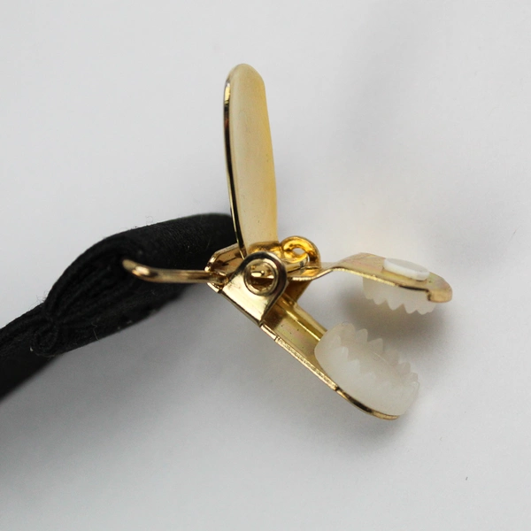 Unbranded Men's Elastic Cross Back Adjustable Suspenders with Gold-Toned Clasps