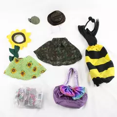 Lot of Doll & Teddy Bear Clothes Accessories Assorted Sizes
