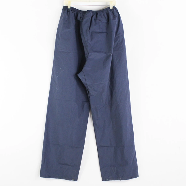 32 Degrees Men's XL Blue PVC Rain Weatherproof Pants Elastic Waist