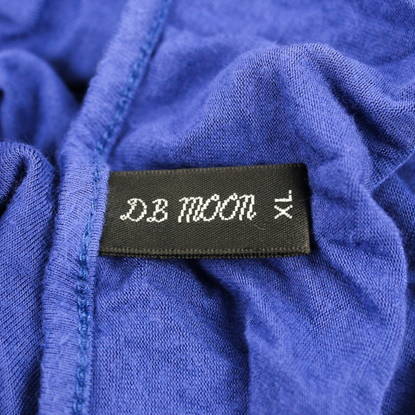 DB Moon Indigo Long-Sleeve Midi Shirt Dress Women's Size XL