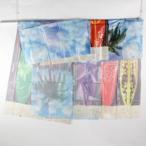 Lot of 3 Beach Surfboard-Theme Plastic Bags 36" x 36"