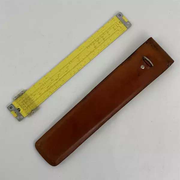 1962 Pickett & Eckel Model N-500-ES HI Slide Rule Model With Leather Case