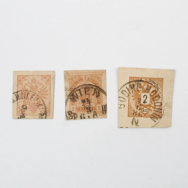 Lot Of 8 Austria Hungary Bosnia Cut Square Postal Stationery Stamps Used 