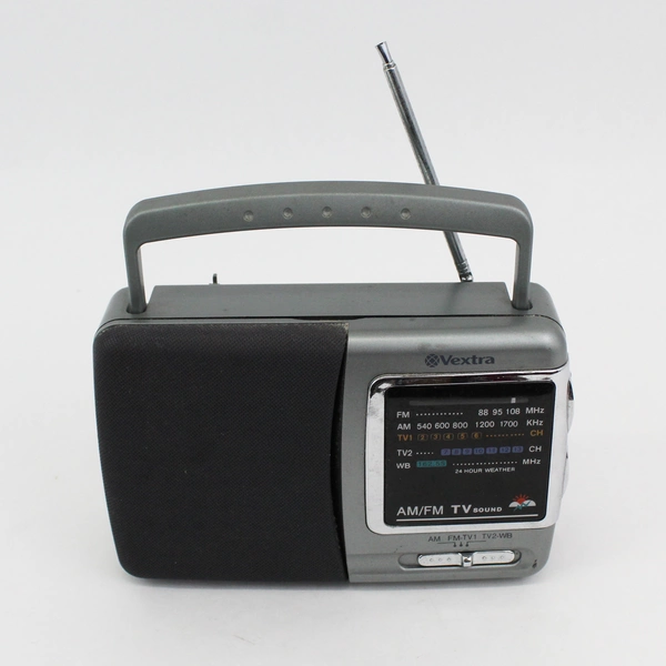 Vextra VX340 Portable AM/FM TV Sound Weather Broadcast Radio Works