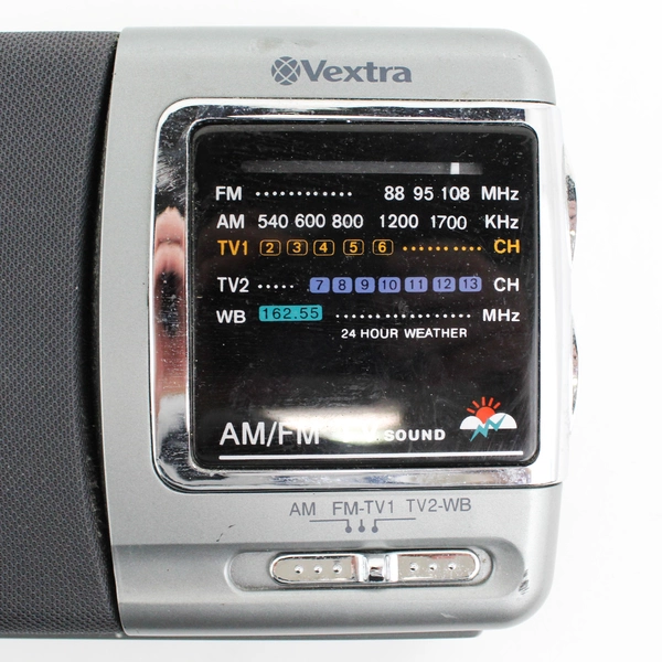 Vextra VX340 Portable AM/FM TV Sound Weather Broadcast Radio Works