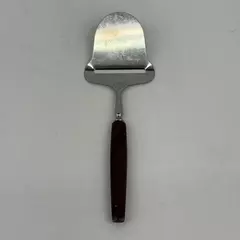 Vintage MCM Rostfri Sweden Cheese Slicer Stainless Steel w/ Wood Handle