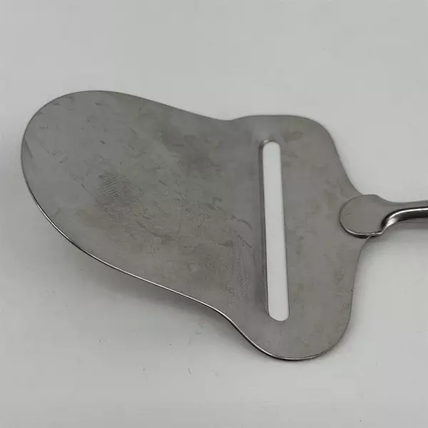 Vintage MCM Rostfri Sweden Cheese Slicer Stainless Steel w/ Wood Handle
