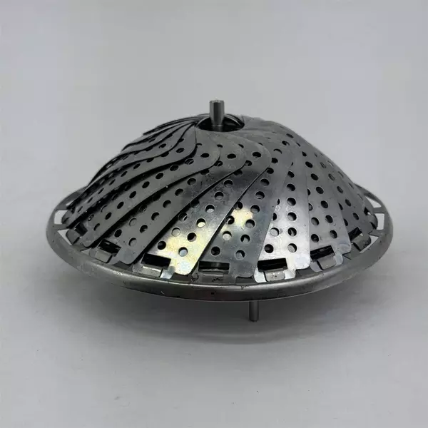 Vintage Metal Collapsible Vegetable Strainer Steamer Folding Basket Insert