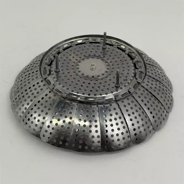 Vintage Metal Collapsible Vegetable Strainer Steamer Folding Basket Insert
