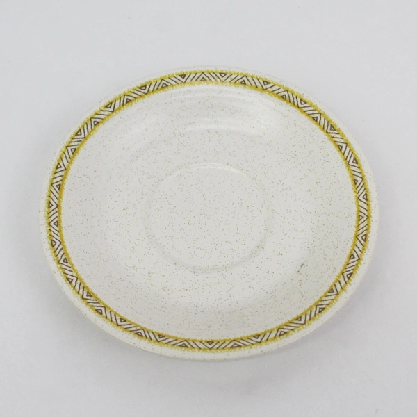 Lot of 7 Vintage Franciscan Hacienda Gold Earthenware Saucers