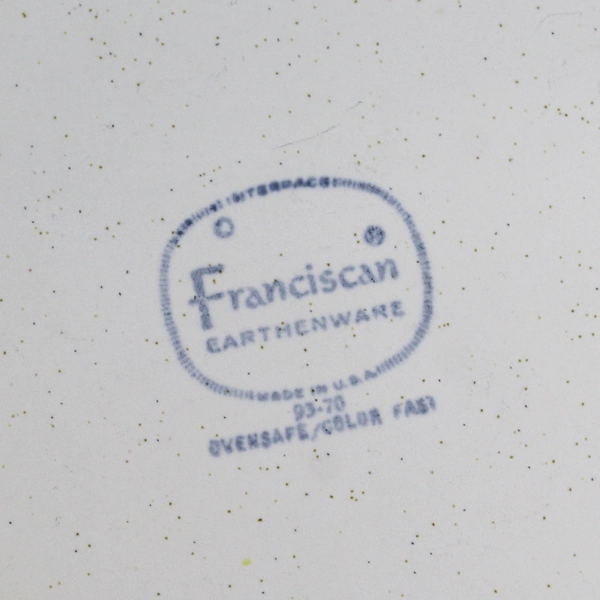 Set of 5 Franciscan Hacienda Gold Earthenware Dinner Plates 10.75"