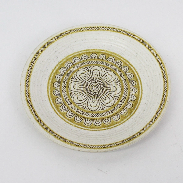 7 Vintage Franciscan 6.5” Earthenware Hacienda Gold Bread Dessert Plates