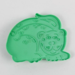 1990 Vintage Wilton Leopard Zoo Animal Cookie Cutter