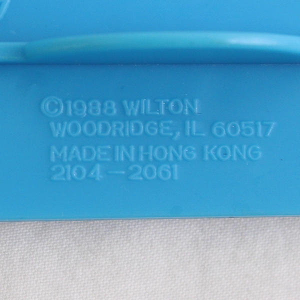 Lot of 5 VTG 1988 Wilton Plastic Message Press Pieces Cake Decorating