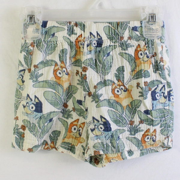 Ludo Studio Bluey 2 Pc Set Button-Up and Shorts Kids' Size 5T